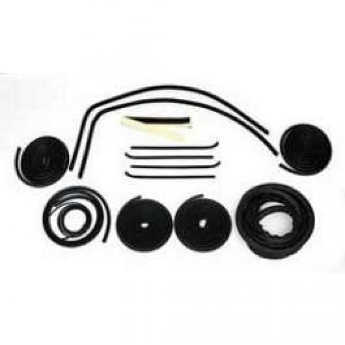 Chevy Truck Weatherstrip Kit, For Small Rear Glass, Without Stainless Steel Molding, 1960-1963