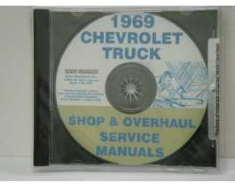 Chevy Truck, Shop, Service & Repair Manuals, On CD, 1969