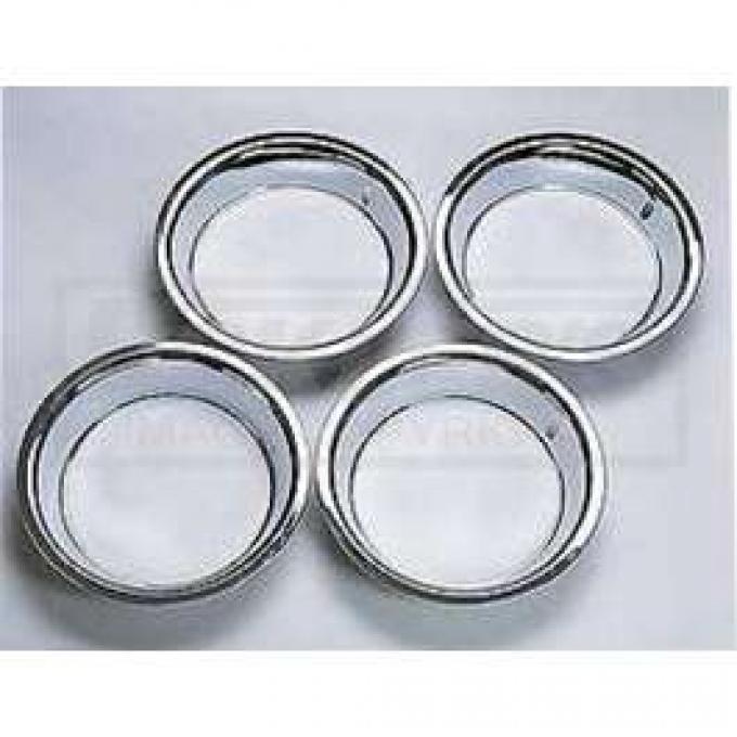 Chevy Truck Rally Wheel Trim Rings, 15 X 8, Stainless Steel, 1947-1987