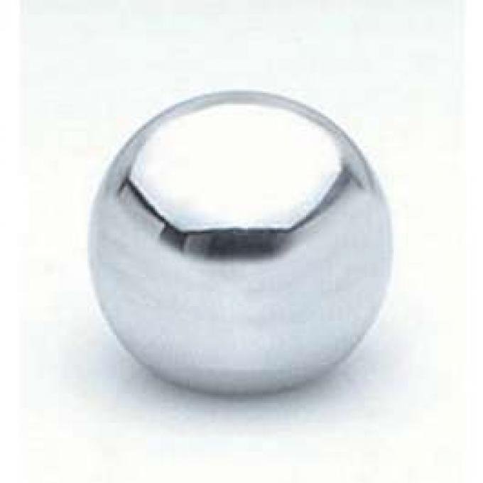 Chevy Or GMC Truck Shift Ball, Chrome, 5/16 Thread, 1947-1987