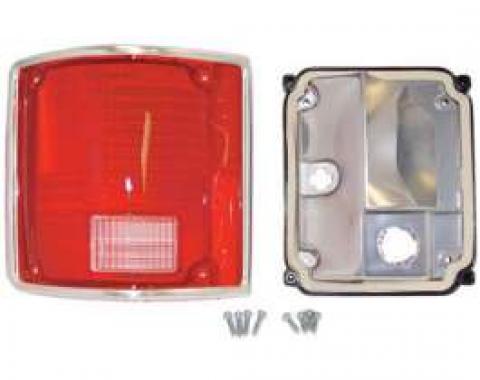 Chevy & GMC Truck Taillight Assembly, Fleetside/Blazer/Suburban/Jimmy, Right, Deluxe, 1973-1991