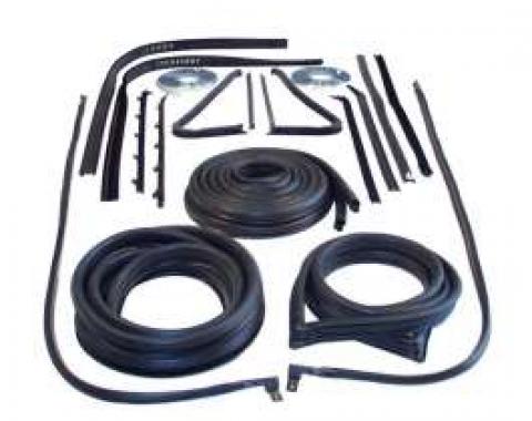 Chevy Truck Weatherstrip Kit, For Trucks With 3 Window Cab,1947-1948