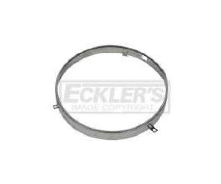 Chevy Truck Headlight Bulb Retaining Ring, Stainless Steel, 7, 1947-1954 (1st Series)