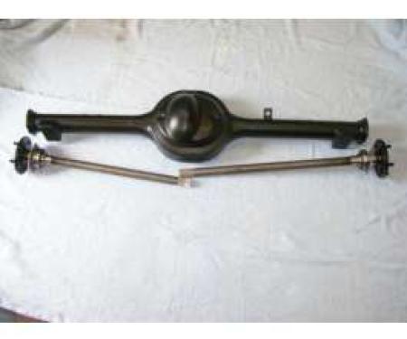 Chevy & GMC Truck Rear End Housing, 9, With Axles, Semi-Gloss Black Powder Coated, 1947-1955 (1st Series)