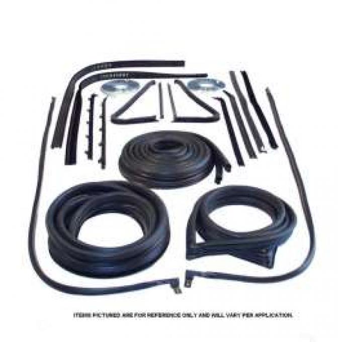 Chevy Truck Weatherstrip Kit, For Trucks With Stainless Windshield Trim, 1949-1950