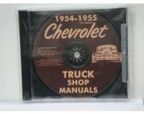 Chevy Truck Shop Manual, On CD, 1954-1955