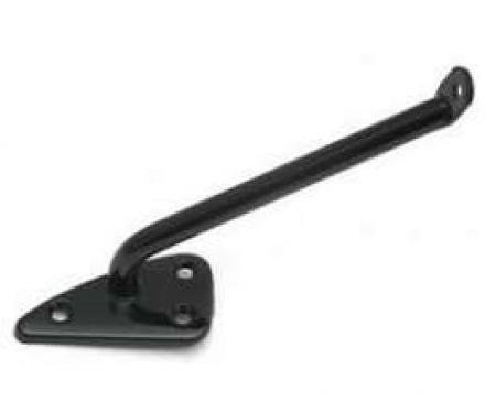 Chevy Truck Outside Door Mirror Arm, Right, Black Painted, 1960-1966