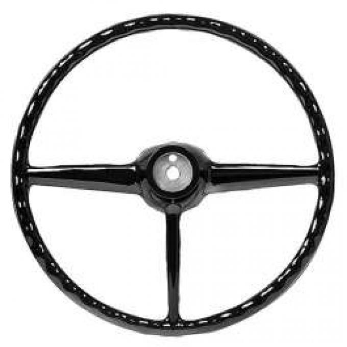 Chevy Truck Steering Wheel, Black, 1947-1953