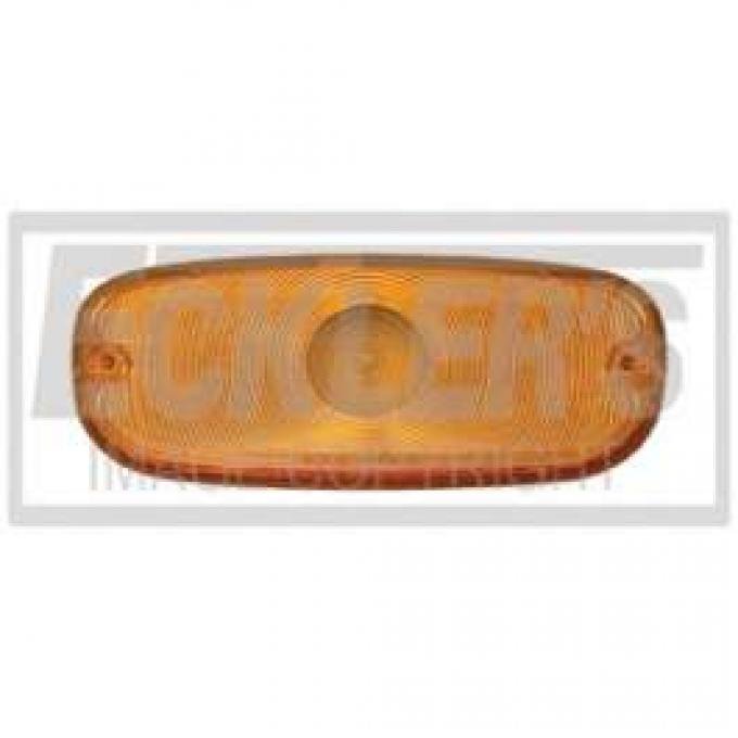 Chevy Truck Parking, Turn Signal Light Lens, Amber, 1958-1959