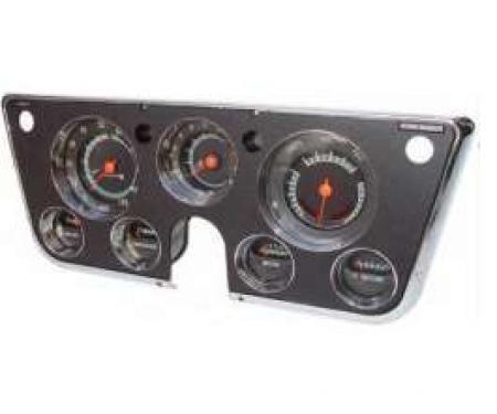 Chevy Truck Dash Cluster Kit, With Tachometer & Vacuum Gauge, 1969-1972