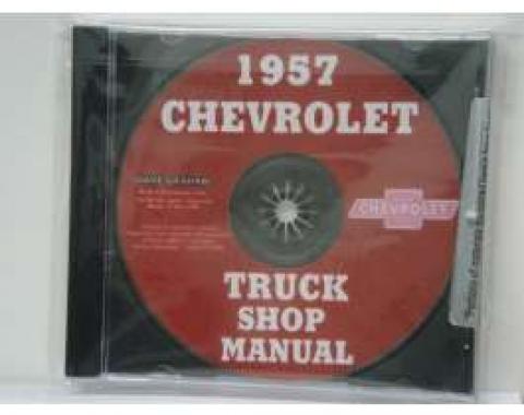 Chevy Truck Shop Manual, On CD, 1957
