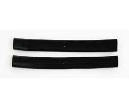 Chevy Truck Tailgate Chain Covers, Black, Fleet Side, 1958-1966