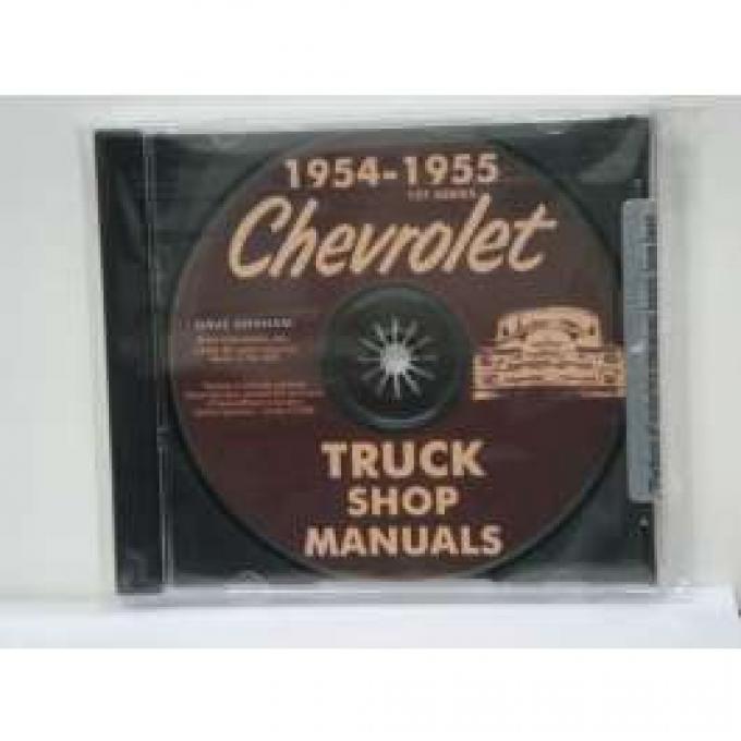 Chevy Truck Shop Manual, On CD, 1954-1955