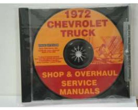 Chevy Truck Shop, Service & Repair Manuals, On CD, 1972