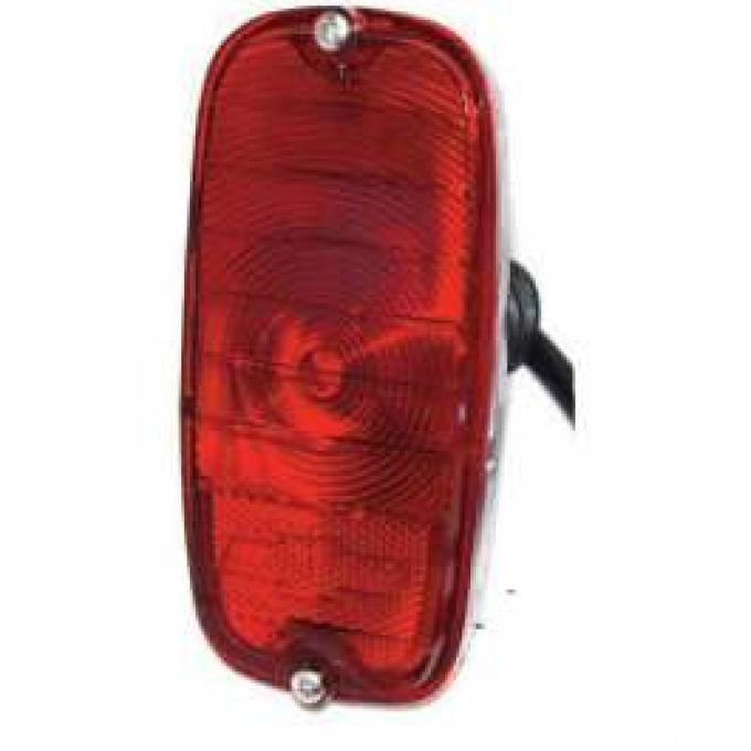 Chevy Truck Taillight Assembly, Left, Fleet Side, 1962-1966
