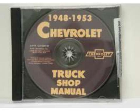 Chevy Truck Shop Manual, On CD, 1948-1953