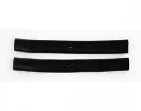 Chevy Truck Tailgate Chain Covers, Black, Fleet Side, 1958-1966