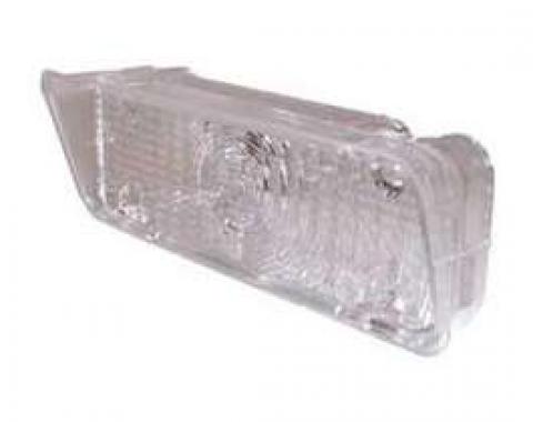 Chevy Truck Parking Light, Turn Signal Lens, Clear, Left & Right, 1971-1972
