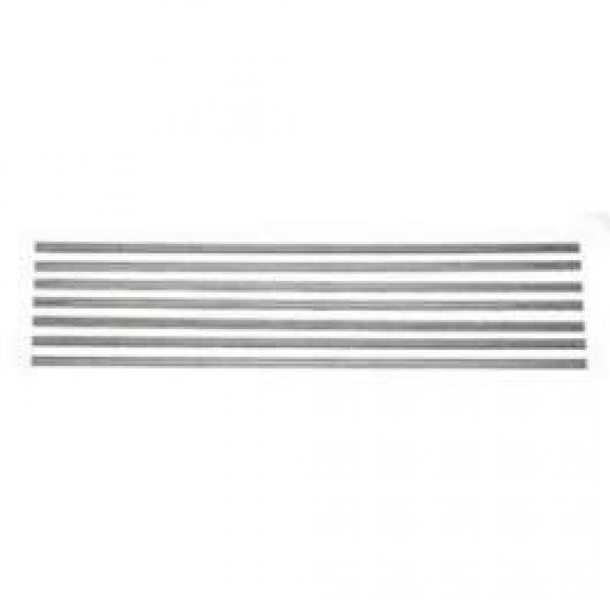 Chevy Truck Bed Strips, Steel, Short Bed, Fleet Side, 1967-1972