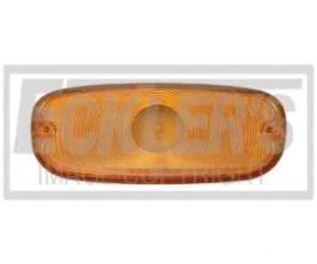 Chevy Truck Parking, Turn Signal Light Lens, Amber, 1958-1959