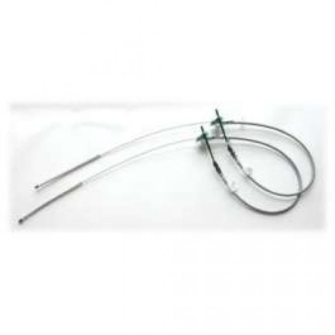 Chevy Truck Parking & Emergency Brake Cable, Rear, Short Bed, Half Ton, 1958