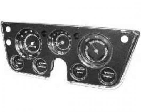 Chevy Truck Dash Cluster Kit, With Tachometer & Vacuum Gauge, 1967-1968