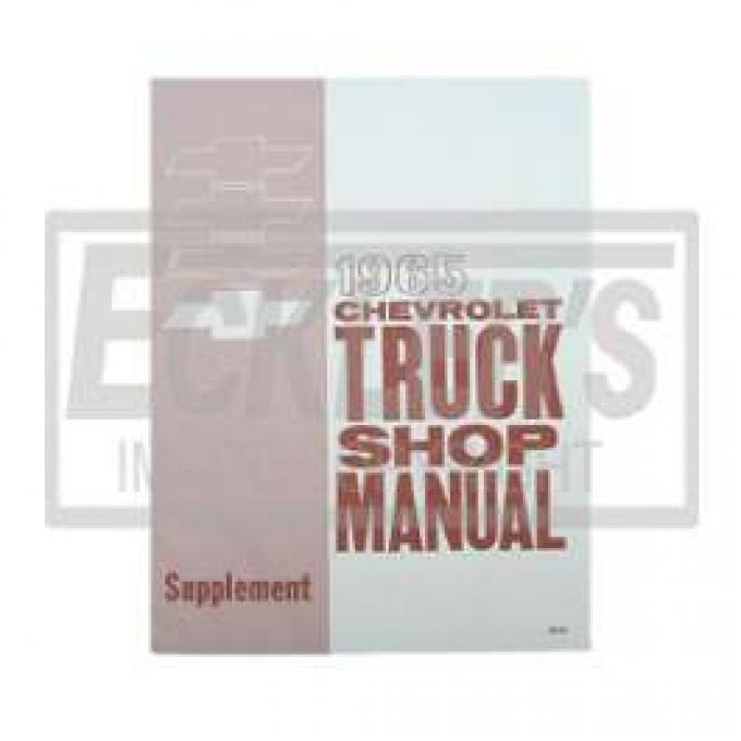 Chevy Truck Shop Manual, Supplement, 1965