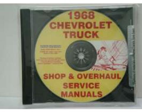 Chevy Truck Service, Shop, & Repair Manuals, On CD, 1968