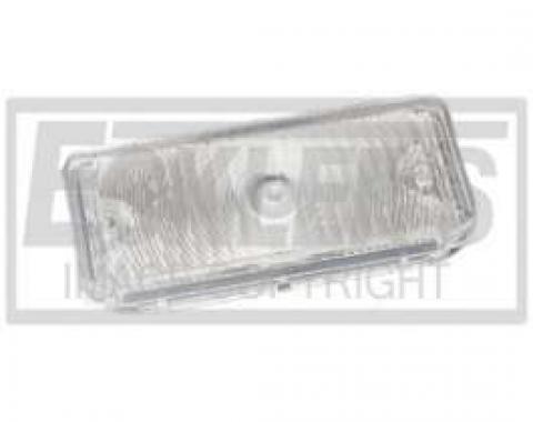 Chevy Truck Parking Light, Turn Signal Lens, Clear, Right, 1967-1968