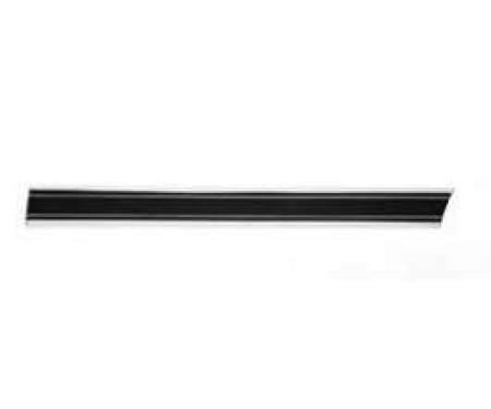Chevy Truck Custom Sport Fleet Side Molding, Long Bed, With Black Insert, Left Front Lower, 1969-1972