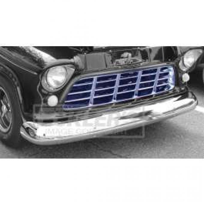 Chevy Truck Grille, Chrome, 1955-1956