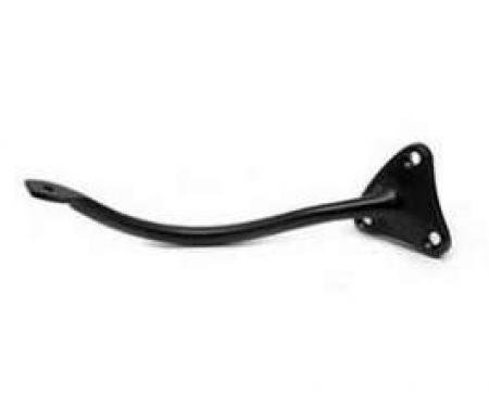 Chevy Truck Outside Door Mirror Arm, Left, Black Painted, 1955-1959