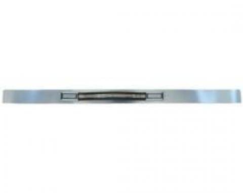 Chevy Truck Trim Inserts, Front, Full Size, Brushed Aluminum Trim Inserts With Pull Straps, 1981-1991