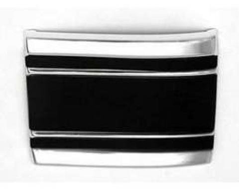 Chevy Truck Cab Molding, Left, Lower, Black, 1969-1972