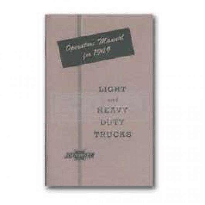 Chevy Truck Owner's Manual, 1949