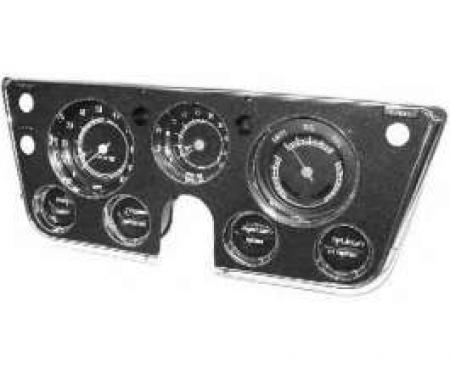 Chevy Truck Dash Cluster Kit, With Tachometer & Vacuum Gauge, 1967-1968