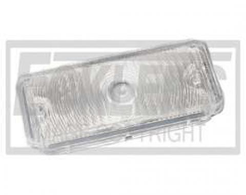 Chevy Truck Parking Light, Turn Signal Lens, Clear, Left, 1967-1968