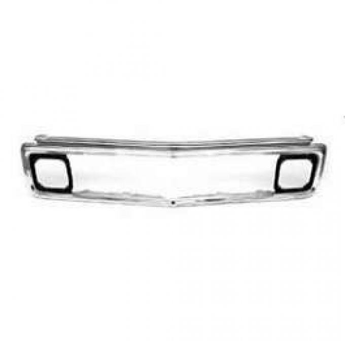 Chevy Truck Outer Grille, Without Chevrolet Lettering, Aluminum, 1971-1972