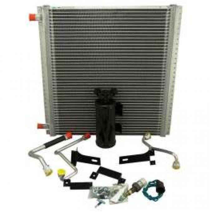 Chevy Truck Air Conditioning Condenser Kit, For Passenger Side Mounted Compressor, 1947-1955