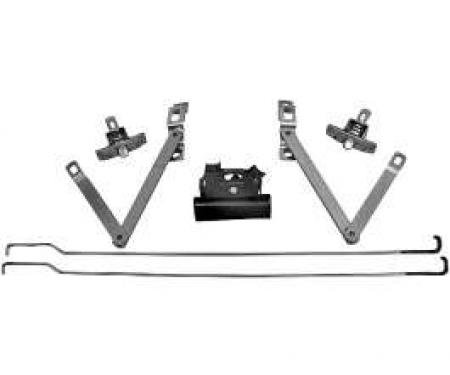 Chevy Truck Tailgate Hinge & Handle Kit, Blazer, Fleet Side, Jimmy, 1967-1972