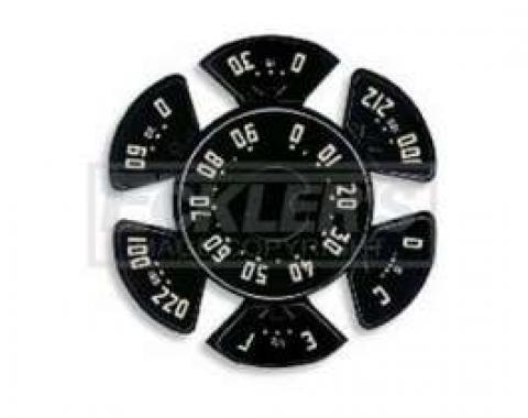 Chevy Truck Dash Gauge Decal Set, 1950-1953