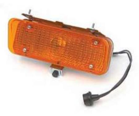 Chevy Truck Parking & Turn Signal Light Assembly, Amber, Left, 1971-1972