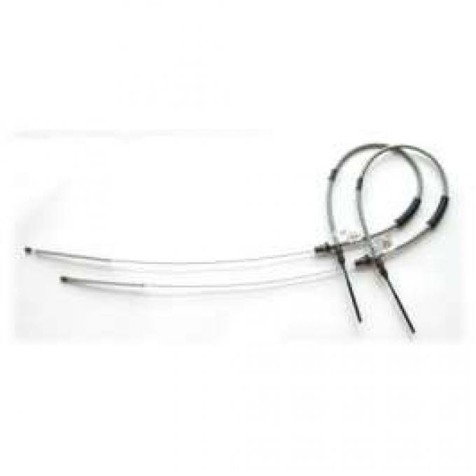 Chevy Truck Parking & Emergency Brake Cable, Rear, Short Bed, Half Ton, 1957