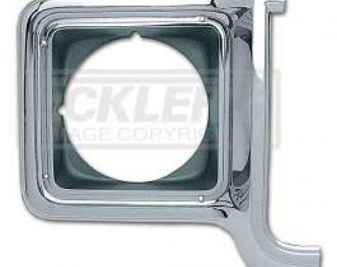 Chevy And GMC Truck Headlight Bezel, Right, 1973-1978