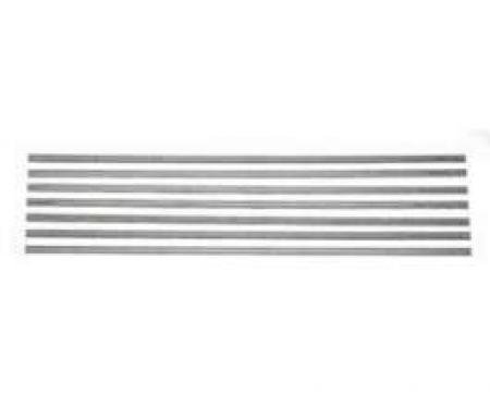 Chevy Truck Bed Strips, Steel, 103, Longhorn, Fleet Side, 1969-1972