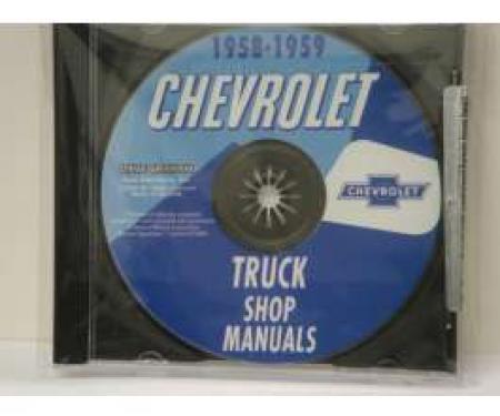 Chevy Truck Shop Manual, On CD, 1958-1959