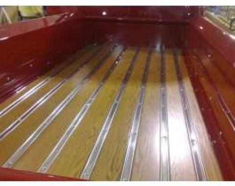 Chevy & GMC Truck Bed Wood Flooring, Red Oak, Short Step Side, 1947-1987