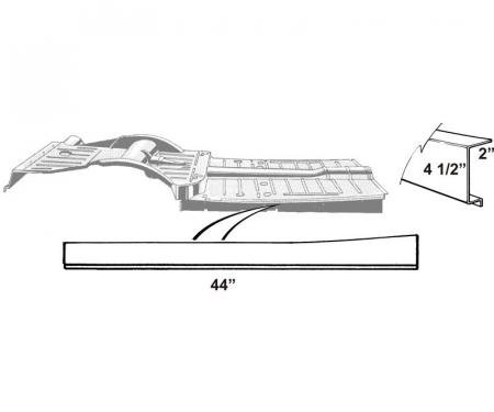 Dennis Carpenter Rocker Patch Panel - 1941-48 Ford Car   11A-7010110-PR