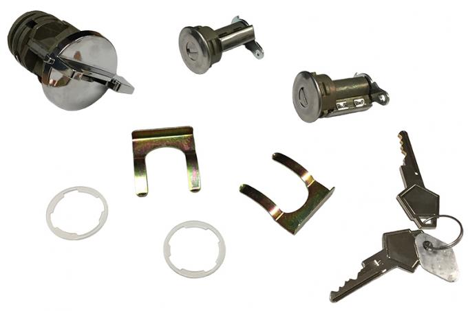 Southwest Repro Ignition & Door Lock Kit w/o Illumination, 70-71 A-Body B-Body E-Body A-280548