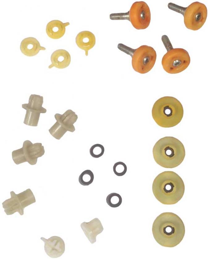 Southwest Repro Door Window Hardware Kit, 73-74 Dodge Plymouth E-Body A-280087